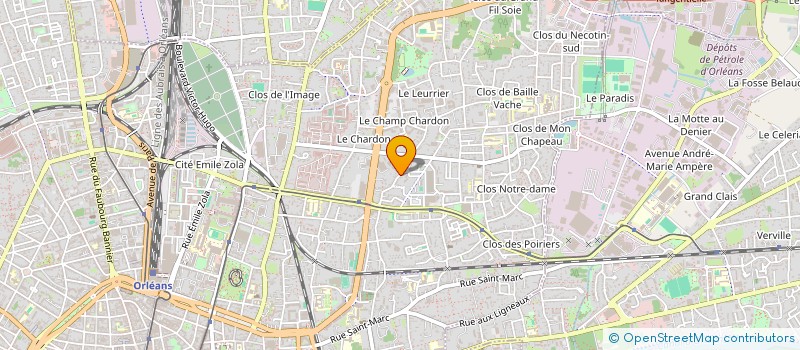 localisation de l'entreprise DEGENNE PRESTATIONS  ORLEANS
