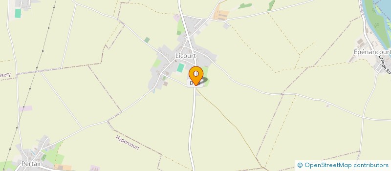 localisation de l'entreprise DEGENNE TRANSPORT à LICOURT
