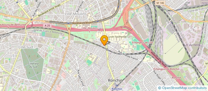 localisation de l'entreprise DEGERO à LILLE