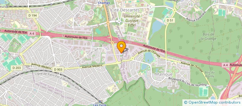 localisation de l'entreprise DEGHELT à NOISY-LE-GRAND