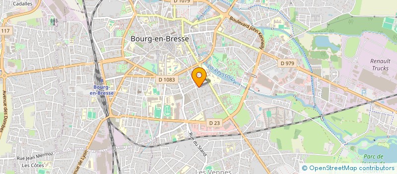 localisation de l'entreprise DEGIL à BOURG-EN-BRESSE