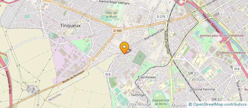 localisation de l'entreprise DEGIS  REIMS