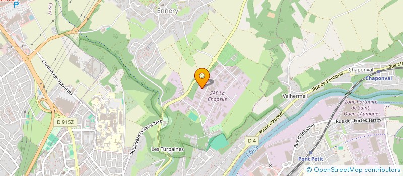 localisation de l'entreprise DEGISORS DECORATION  ENNERY