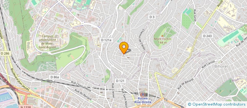 localisation de l'entreprise DEGITEC à MONT-SAINT-AIGNAN