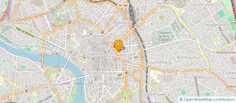 localisation de l'entreprise DEGLAREST(DEVELOP.GLACIERS RESTAURANTS) à TOULOUSE