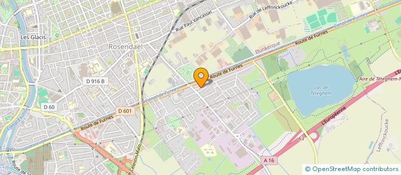 localisation de l'entreprise DEGLIN MOLARD  TETEGHEM-COUDEKERQUE-VILLAGE