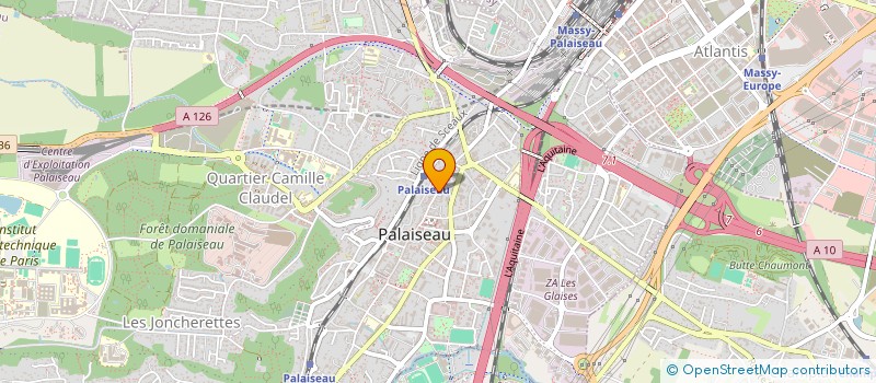 localisation de l'entreprise DEGLINGO PROD  PALAISEAU