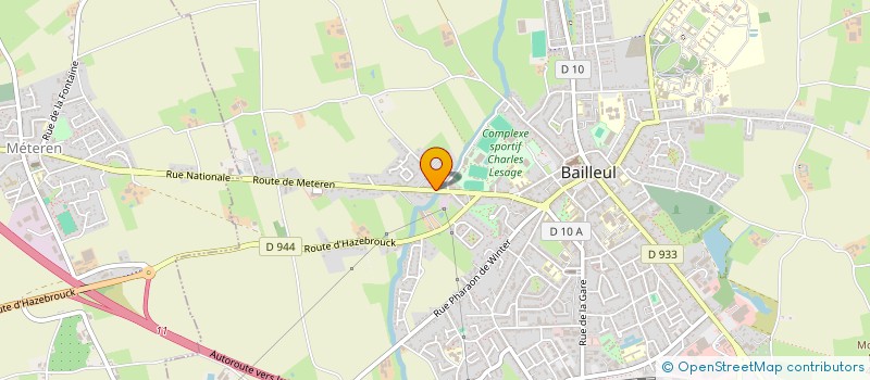 localisation de l'entreprise DEGMONT à BAILLEUL
