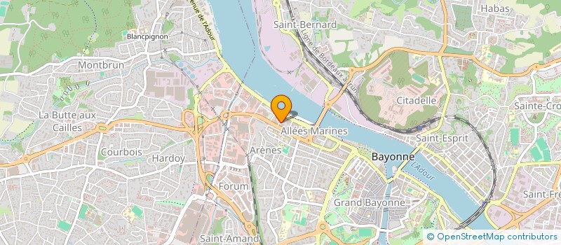 localisation de l'entreprise DEGORKA à BAYONNE