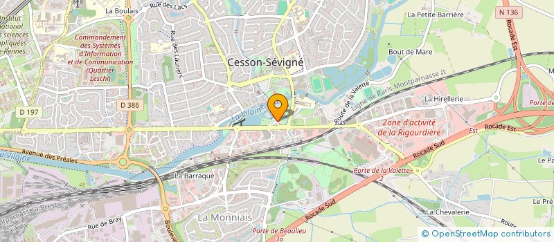 localisation de l'entreprise DEGOUEZH  CESSON-SEVIGNE