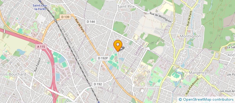 localisation de l'entreprise DEGOUSEE SAINT PRIX à SAINT-PRIX