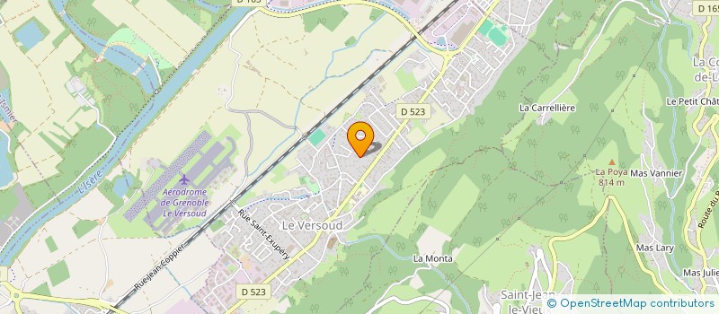 localisation de l'entreprise DEGOUT-PETIT  LE VERSOUD