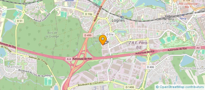 localisation de l'entreprise DEGOUY à LOGNES