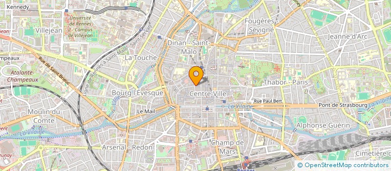 localisation de l'entreprise DEGRACE à RENNES