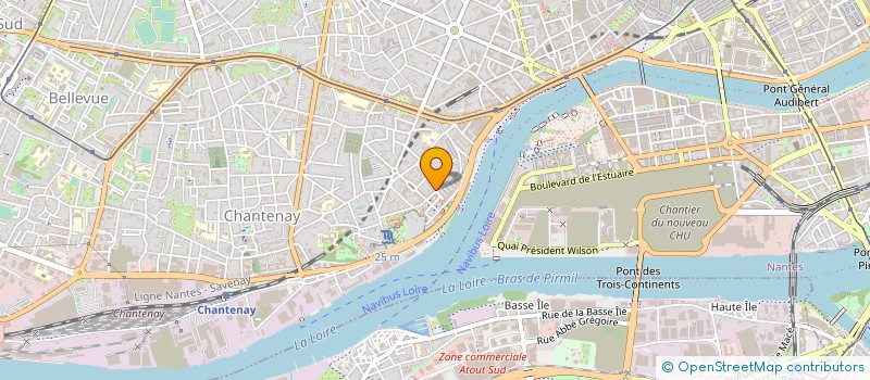localisation de l'entreprise DEGRACEY à NANTES