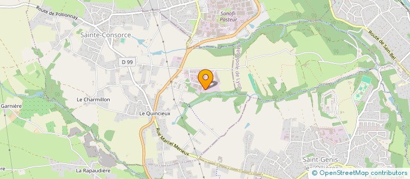 localisation de l'entreprise DEGRAISS.APPLICATION SILICON IGNIFUGAT. à SAINTE-CONSORCE