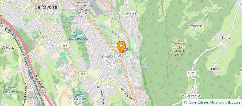 localisation de l'entreprise DEGRAISSAGE HOTTE PROFESSIONNEL  CHALLES-LES-EAUX