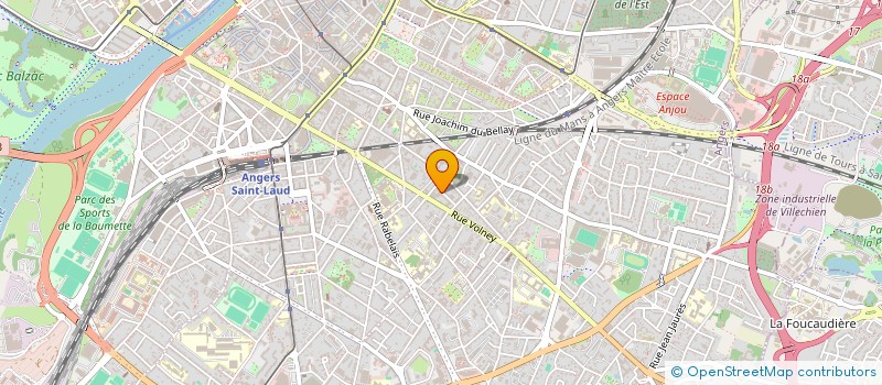 localisation de l'entreprise DEGRAMIERS à ANGERS