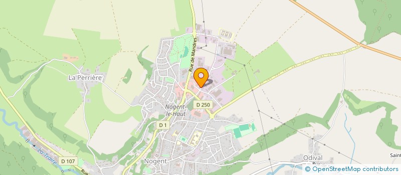 localisation de l'entreprise DEGRAVE + à NOGENT