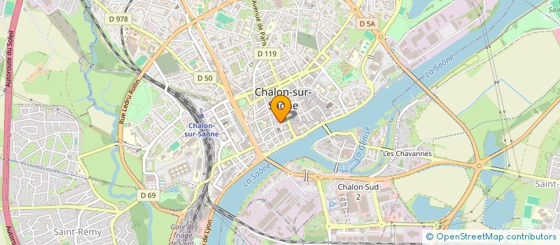 localisation de l'entreprise DEGRAVE à CHALON-SUR-SAONE