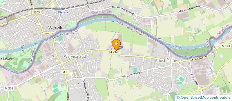 localisation de l'entreprise DEGRAVE ET MARCANT ASSAINISSEMENT à BOUSBECQUE