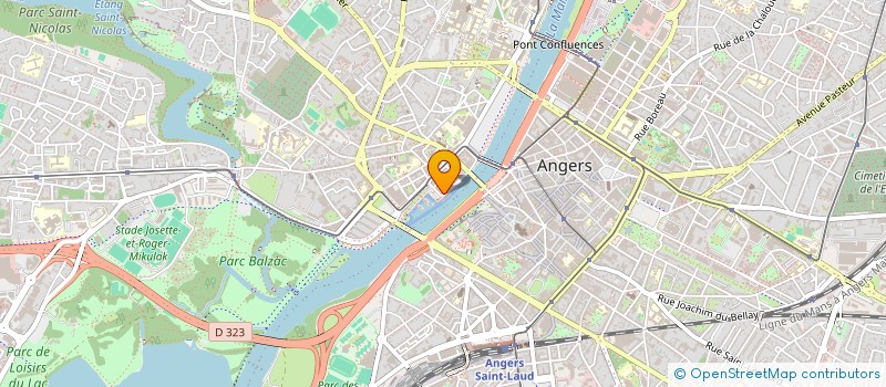 localisation de l'entreprise DEGRAVE INVEST à ANGERS