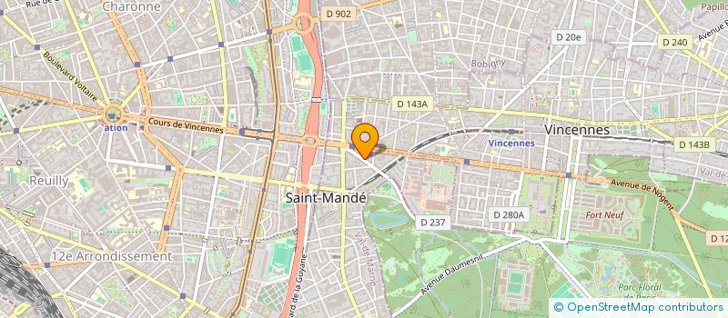 localisation de l'entreprise DEGRE NORD IMMOBILIER à SAINT-MANDE