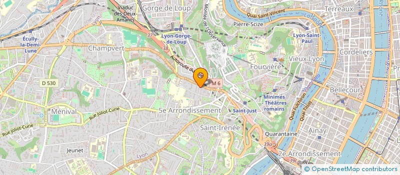 localisation de l'entreprise DEGRE ZERO  LYON