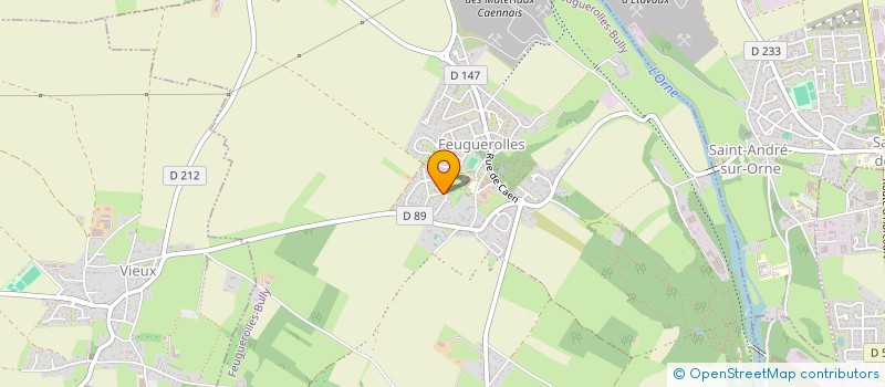 localisation de l'entreprise DEGRENNE COIFFURE  FEUGUEROLLES-BULLY