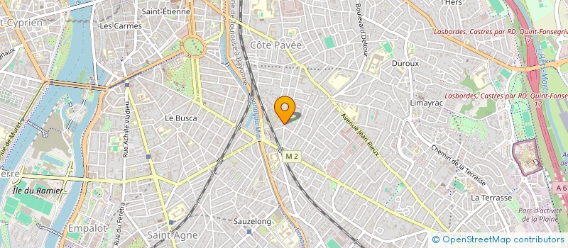 localisation de l'entreprise DEGRES 8  TOULOUSE