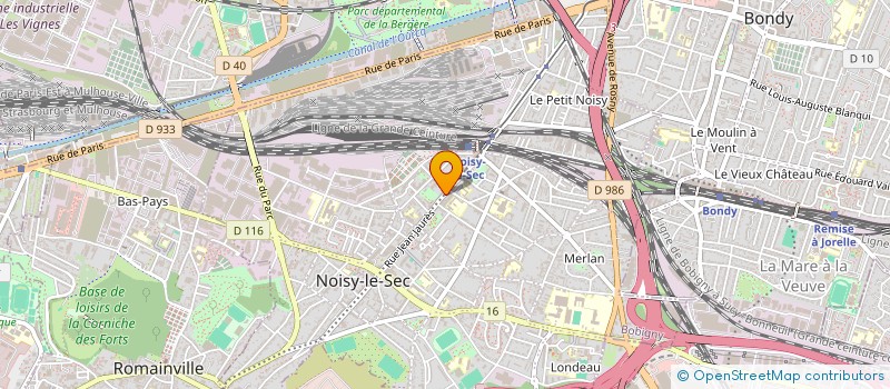 localisation de l'entreprise DEGRIF'SK à NOISY-LE-SEC