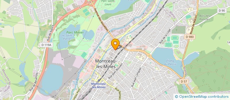 localisation de l'entreprise DEGRIFF AVENUE à MONTCEAU-LES-MINES