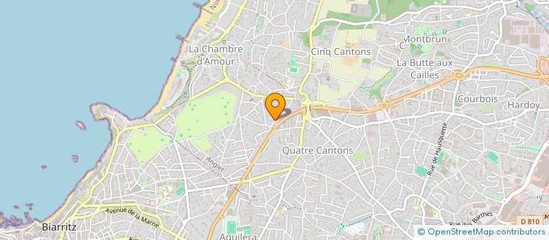 localisation de l'entreprise DEGRIFF'CARS  ANGLET