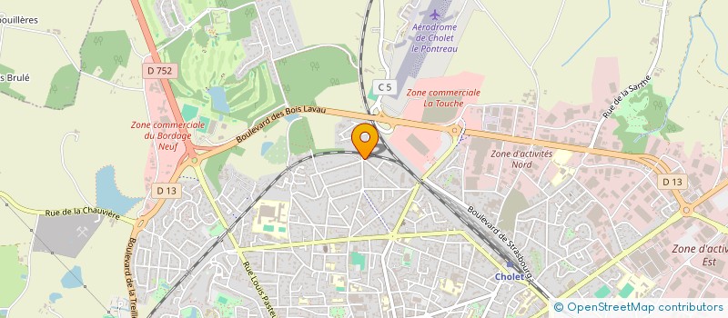 localisation de l'entreprise DEGRIFF'MARQUES  CHOLET