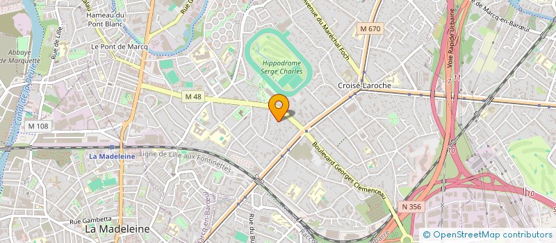 localisation de l'entreprise DEGRIFF SOLS SARL à MARCQ EN BAROEUL