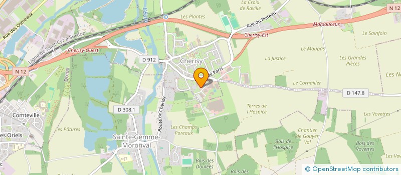 localisation de l'entreprise DEGRIFFCAR28 à CHERISY
