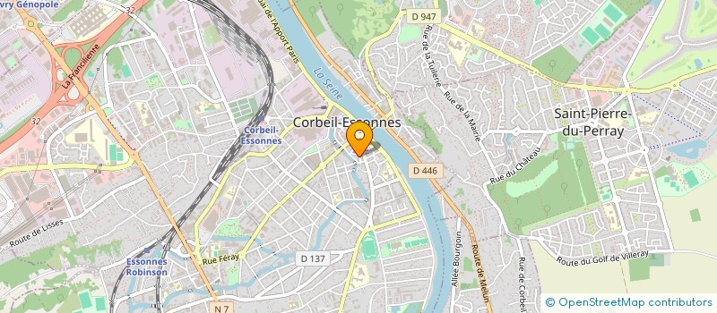 localisation de l'entreprise DEGRIFFE MBA à CORBEIL-ESSONNES