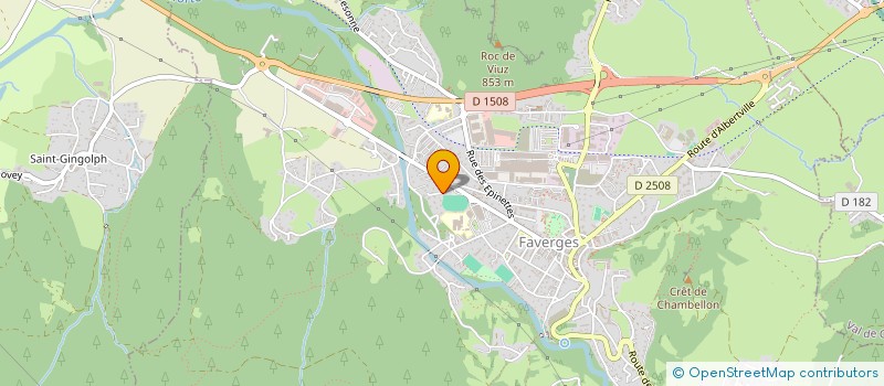 localisation de l'entreprise DEGRIVE INVEST  FAVERGES-SEYTHENEX