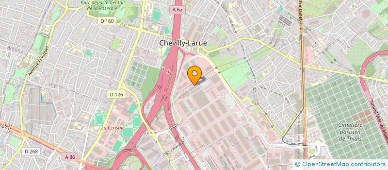 localisation de l'entreprise DEGROUPAGE LIVRAISONS FER ROUTE à CHEVILLY-LARUE