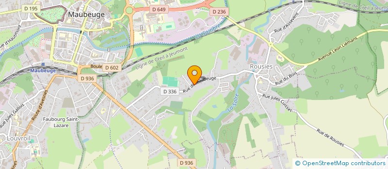 localisation de l'entreprise DEGRUGILLIER-DAUVIN  ROUSIES