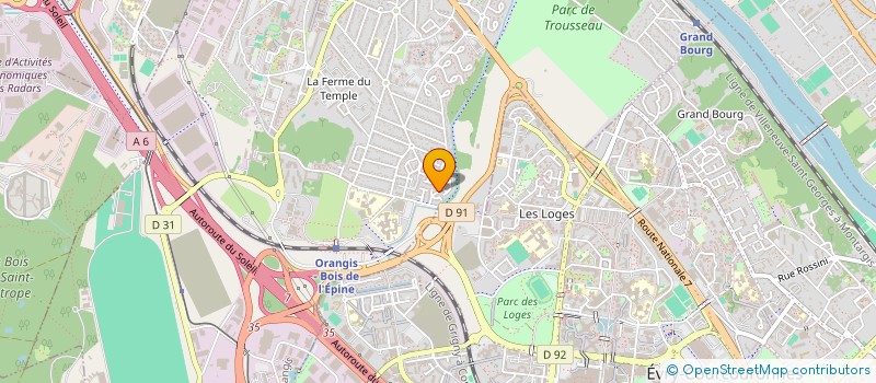 localisation de l'entreprise DEGSYM - SAS à RIS-ORANGIS