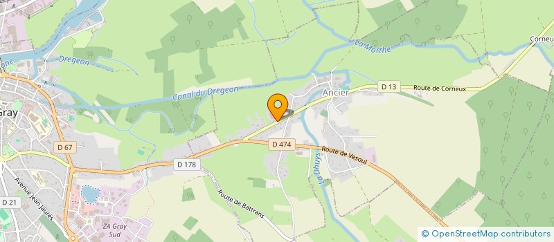 localisation de l'entreprise DEGUELDRE FRANCIS  ANCIER