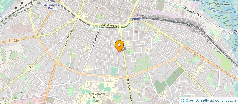 localisation de l'entreprise DEGUERVILLE à AMIENS