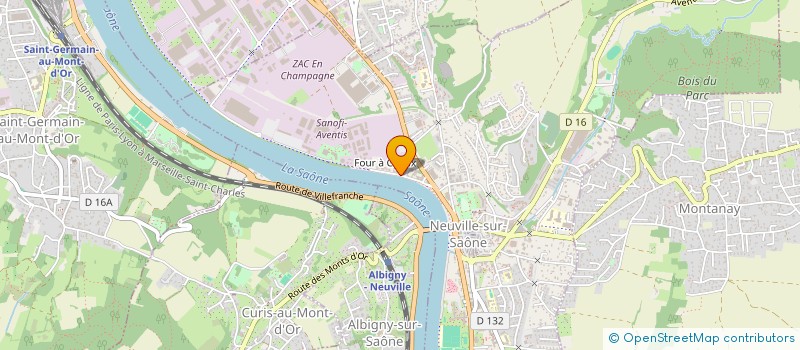 localisation de l'entreprise DEGUEURCE  NEUVILLE-SUR-SAONE