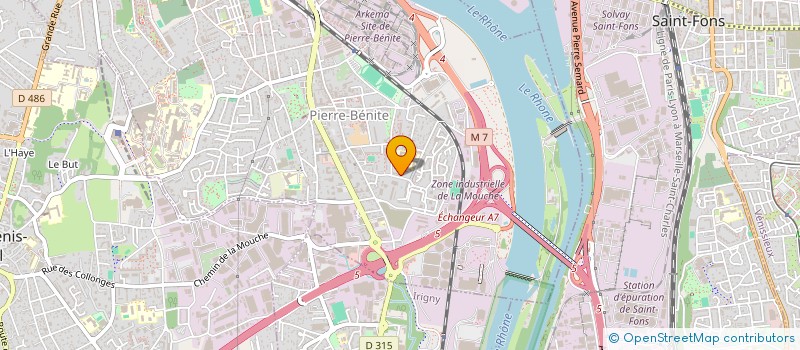 localisation de l'entreprise DEGUEURCE ODIN  OULLINS-PIERRE-BENITE