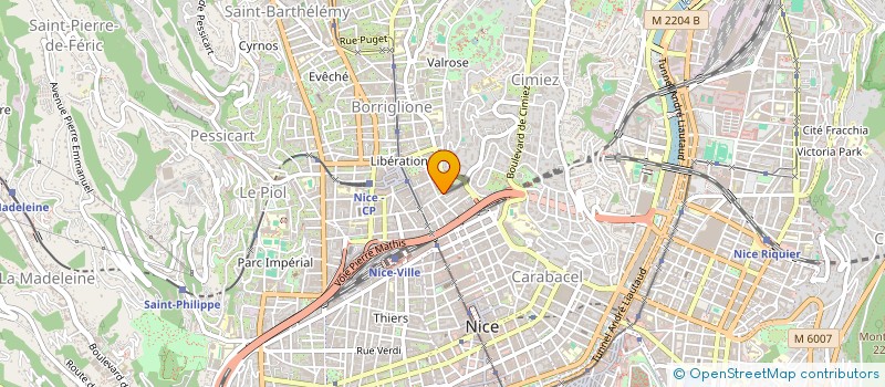 localisation de l'entreprise DEGUEURCE-ROBERGE  NICE