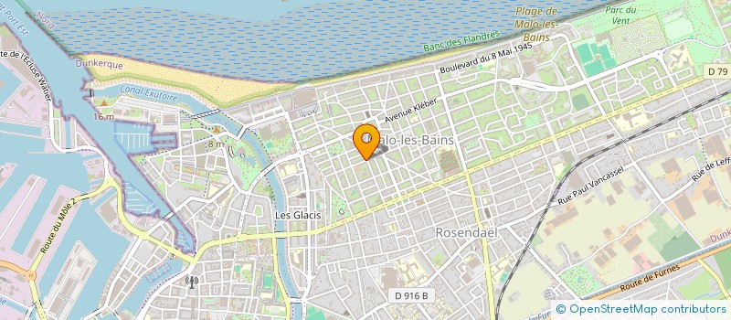 localisation de l'entreprise DEGUINES MICHEL à DUNKERQUE