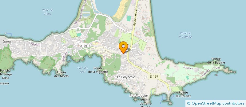 localisation de l'entreprise DEGUIRAUD à HYERES