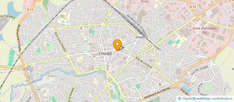localisation de l'entreprise DEGUSTATION à CHOLET