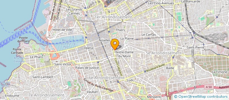 localisation de l'entreprise DEGUSTATION LE RAYANE à MARSEILLE